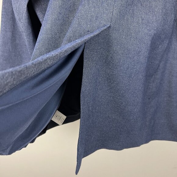 Universal Standard Blazer Jacket Womens 3XL 34 36 Percy Denim Look Stretch New - Picture 10 of 16